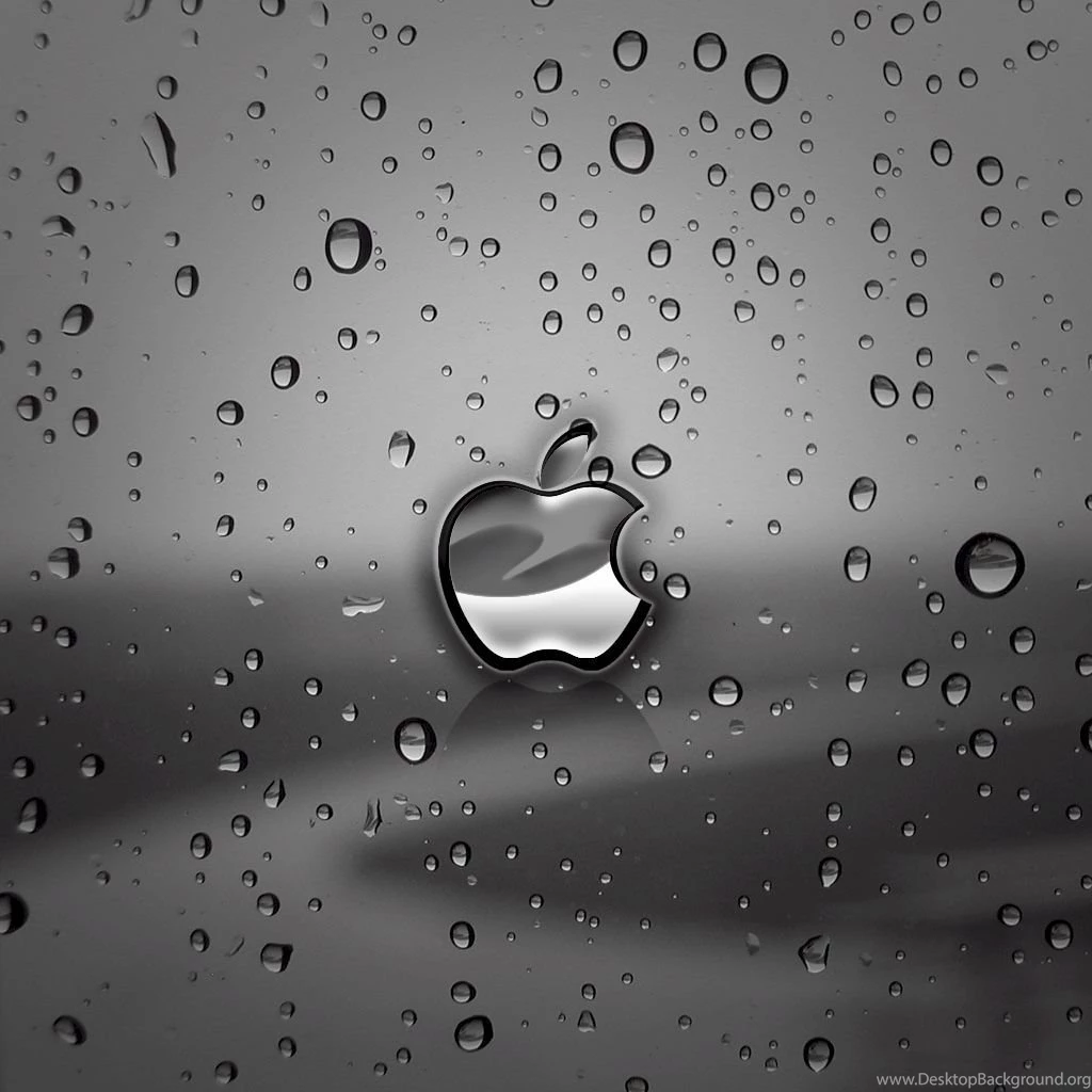 Apple Rain Logo iPad 1024 X 1024 Wallpapers Computer Wallpapers