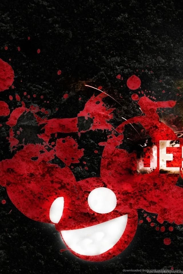 Download Deadmau5 Splatter Wallpapers For iPhone 4