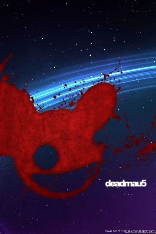Download Deadmau5 Blue Wave Wallpapers For iPhone 4