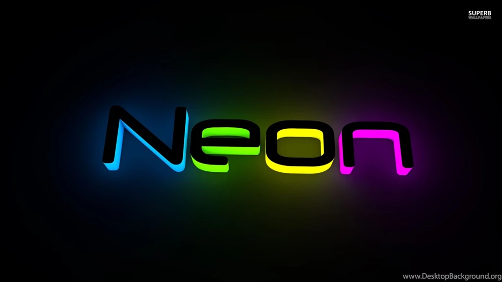 Neon Wallpapers Typography Wallpapers
