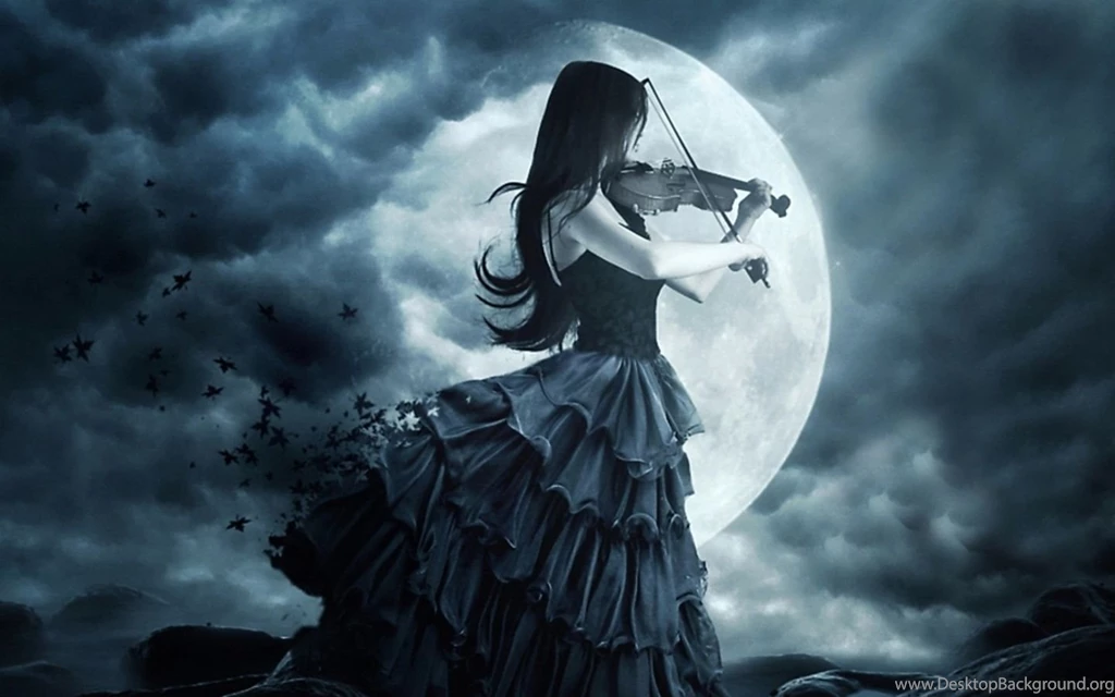 Gothic Violin Wallpapers Wallpaper.
