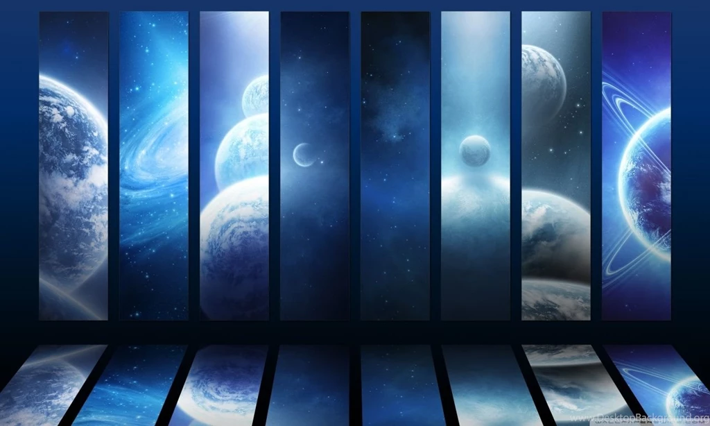 Blue Planets HD Desktop Wallpapers : Widescreen : High Definition ...