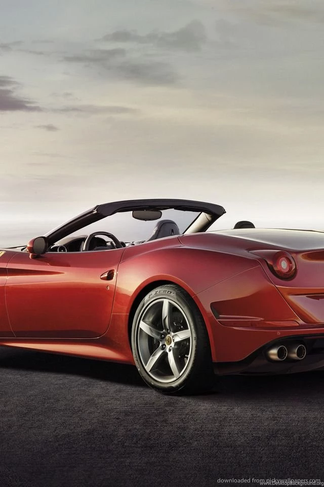 Download Ferrari California T Back Wallpapers For iPhone 4