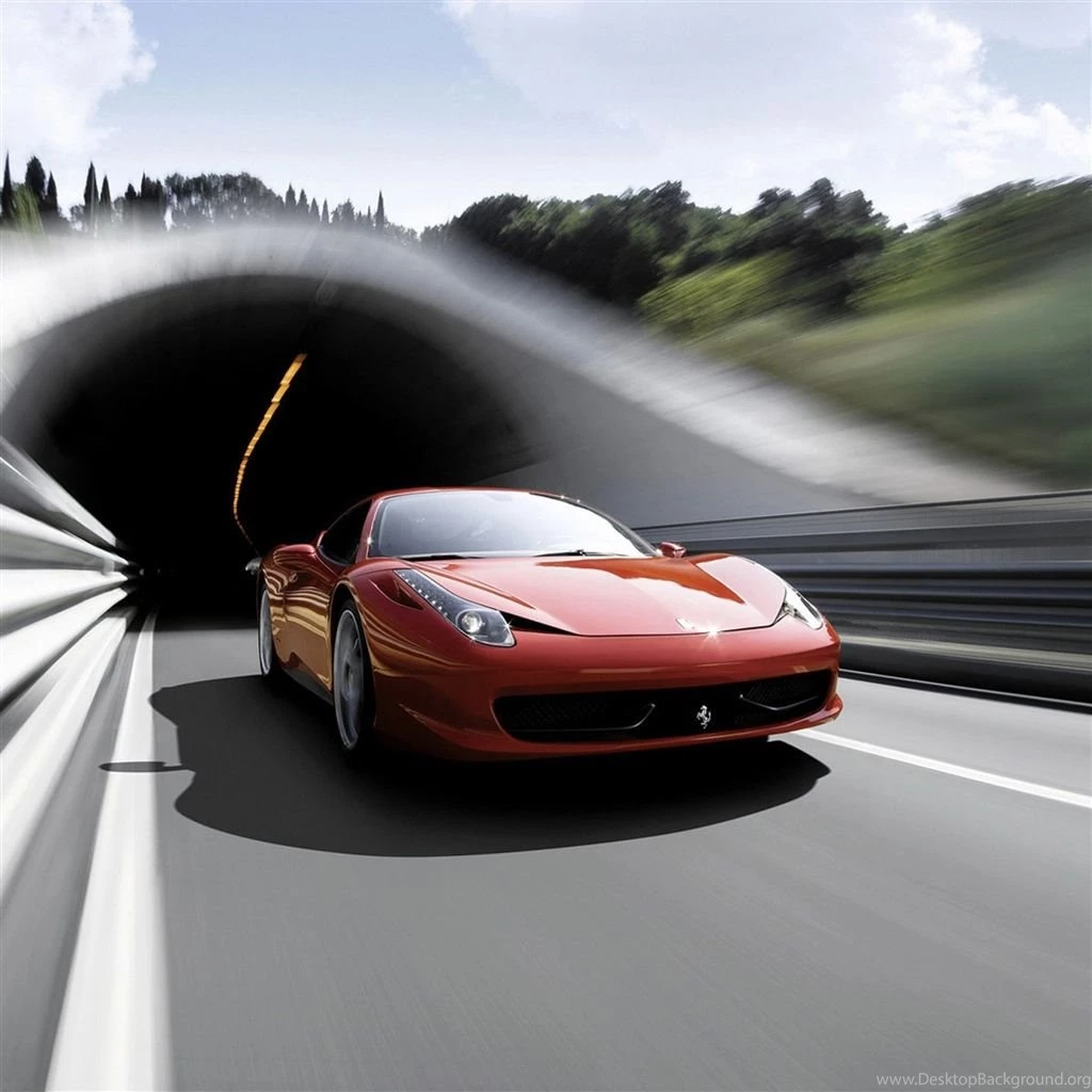 Cool Ferrari 458 Car iPad Air Wallpapers Download
