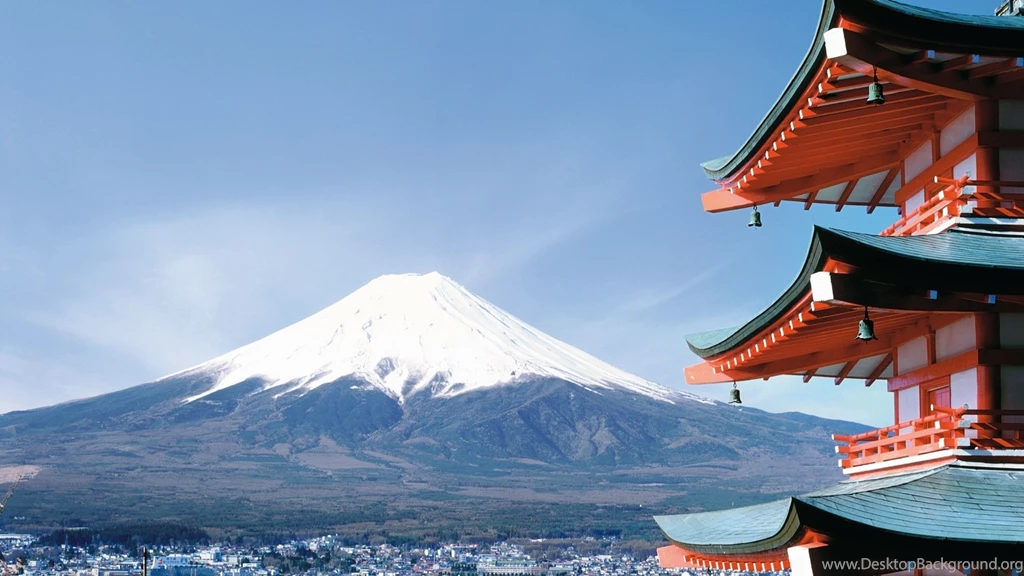 Download Wallpapers 3840x2160 Fuji, Japan, City, Sakura 4K Ultra HD ...