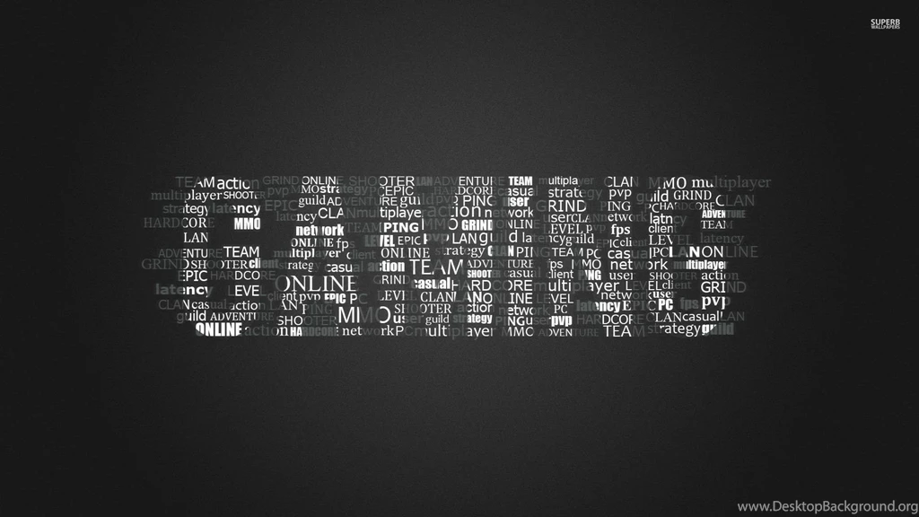 Gaming Wallpapers Typography Wallpapers