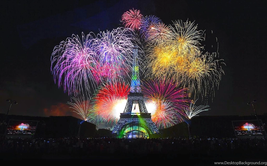 Paris Fireworks 2015 HD Wallpapers