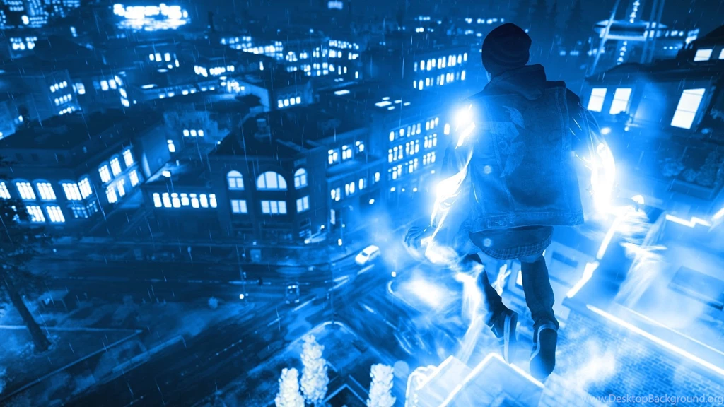 Infamous Second Son Blue Neon Wallpapers 15 By XtremisMaster On ...