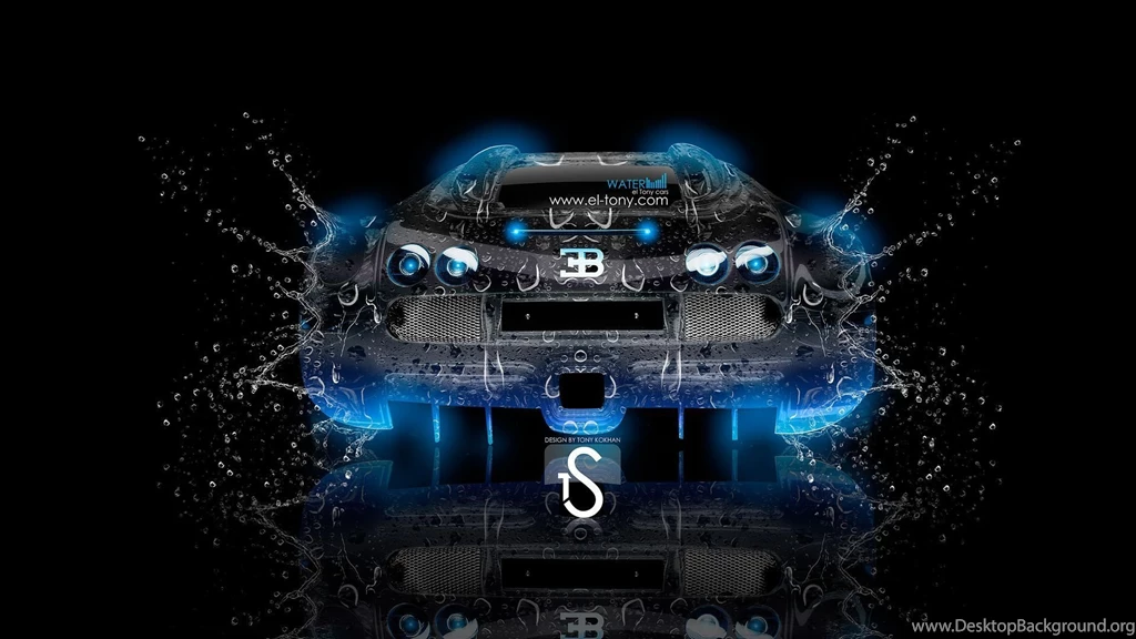 Bugatti veyron water car 2013 back blue neon hd wallpapers by tony ...