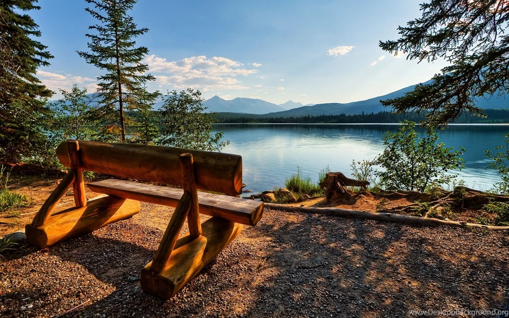 View Nature, Lake, Bench, 1920x1200 HD Wallpapers And FREE Stock Photo