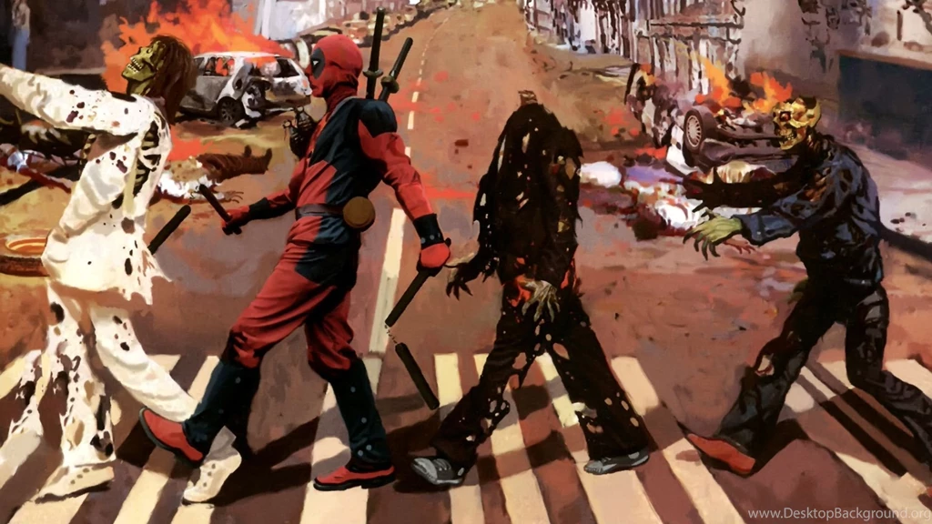 Deadpool Zombie Walk Wallpapers HD