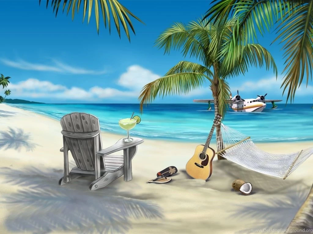 10 Best Animated Beach Desktop Wallpapers For Summer