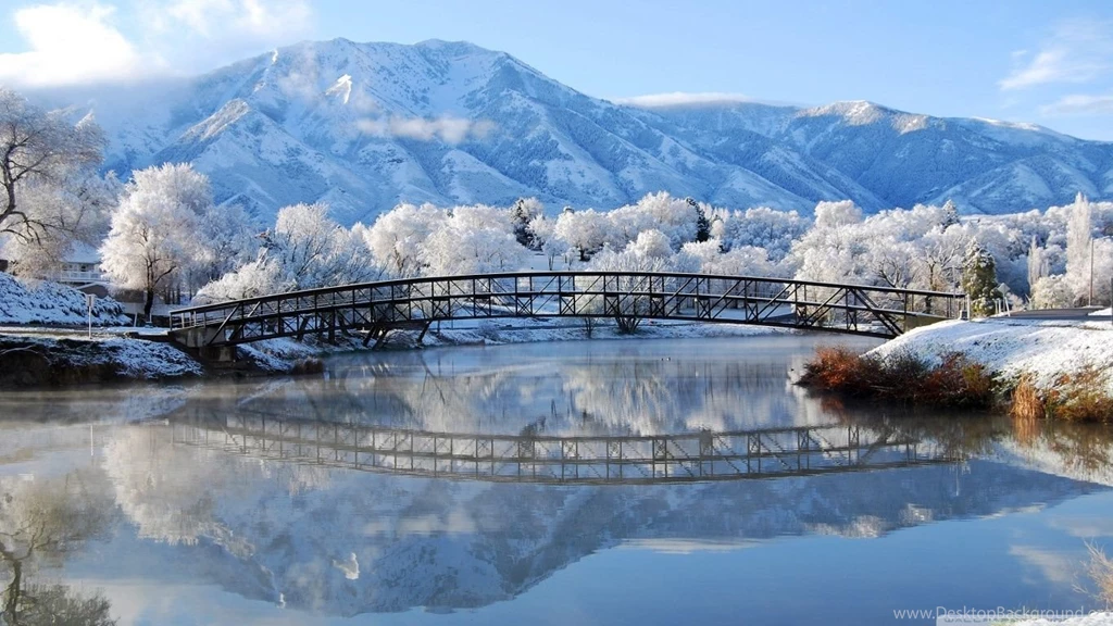 Beautiful Winter Scene HD Desktop Wallpapers : Widescreen : High ...
