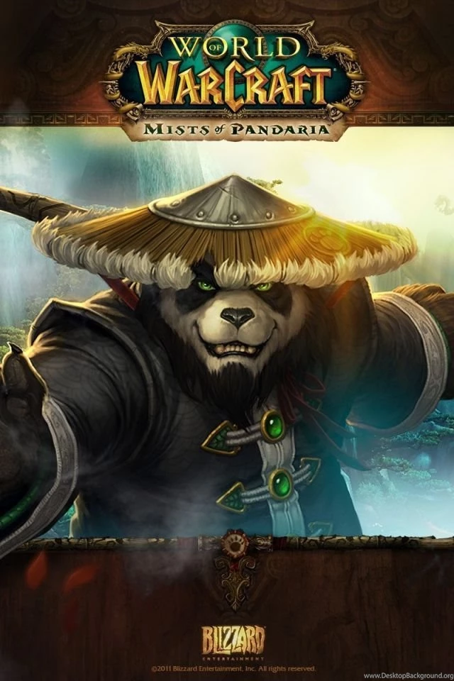 Download Wallpapers 640x960 World Of Warcraft, Panda, Mists Of ...