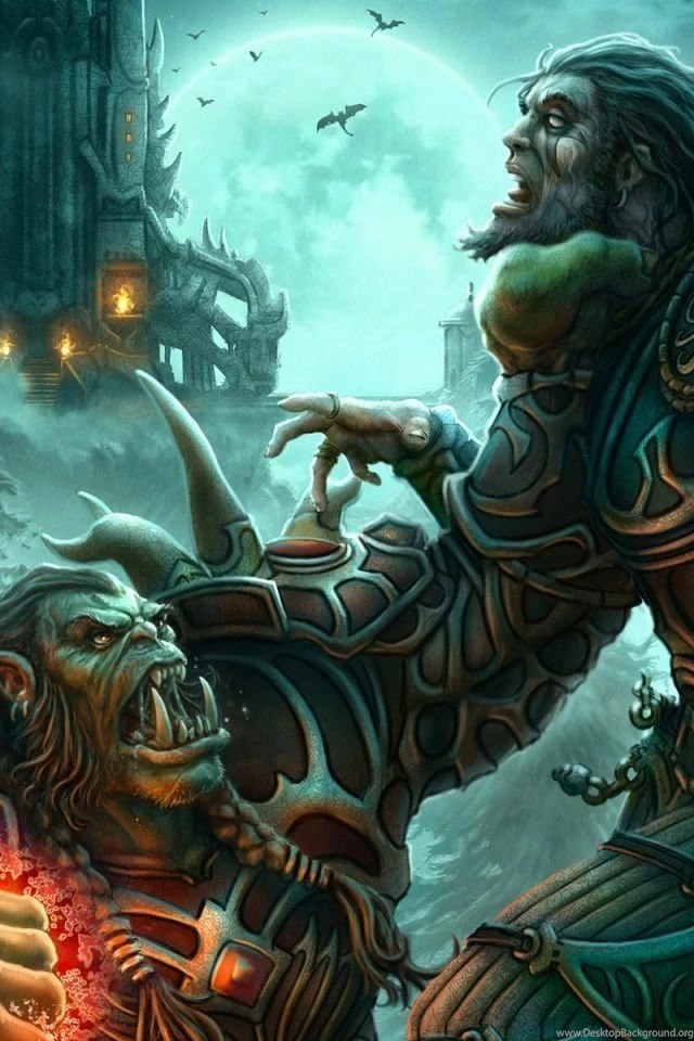 640x960 World Of Warcraft Orc Iphone 4 Wallpapers