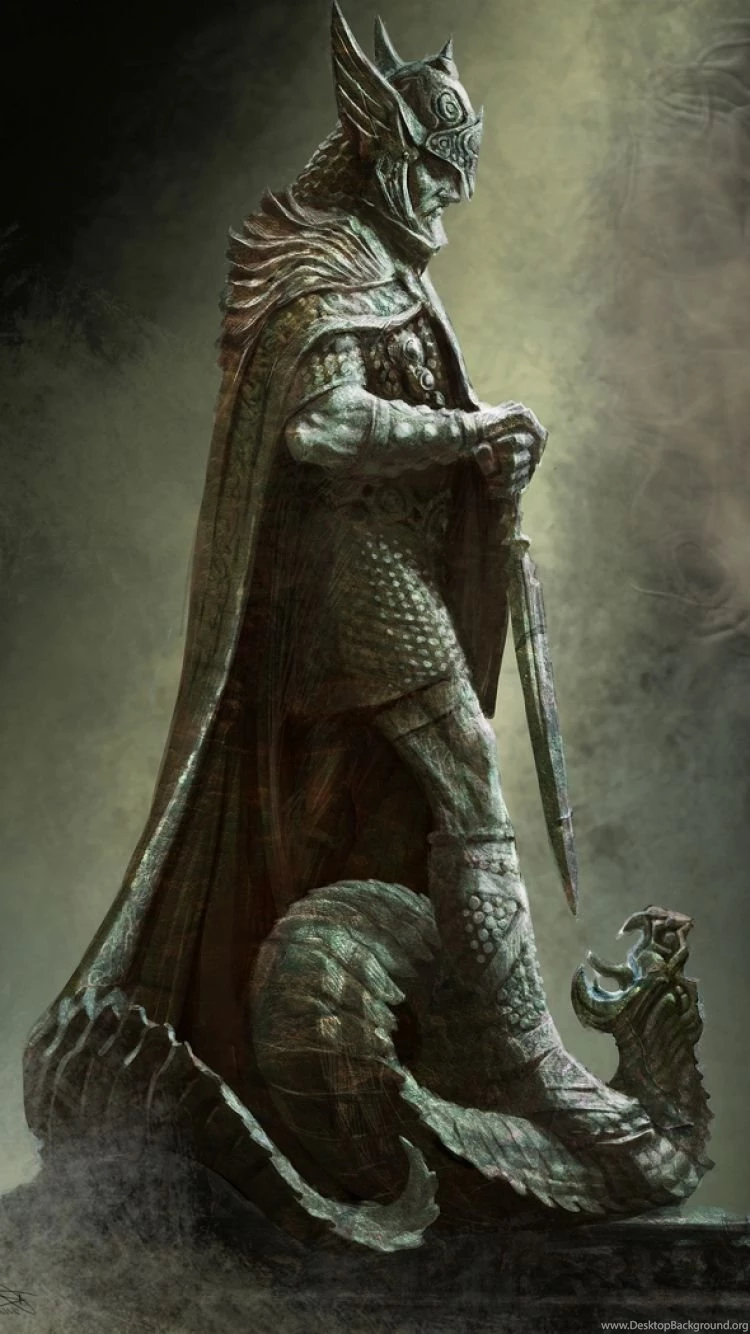 Download Wallpapers 750x1334 The Elder Scrolls Skyrim, Symbol ...