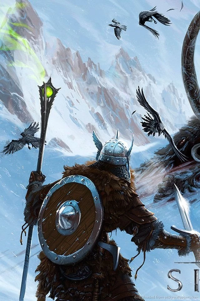 Download TES5 Skyrim Hunting Wallpapers For iPhone 4