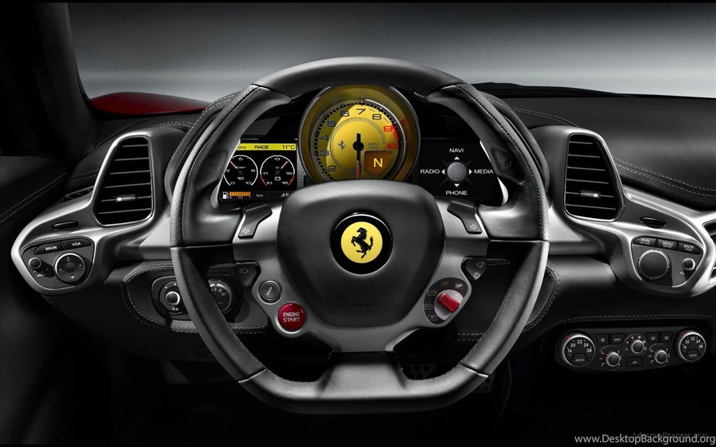 Ferrari 458 Italia Interior Wallpapers