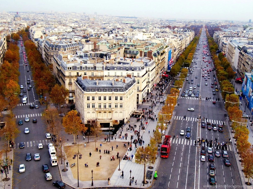 Champs Elysees Paris France Wallpapers