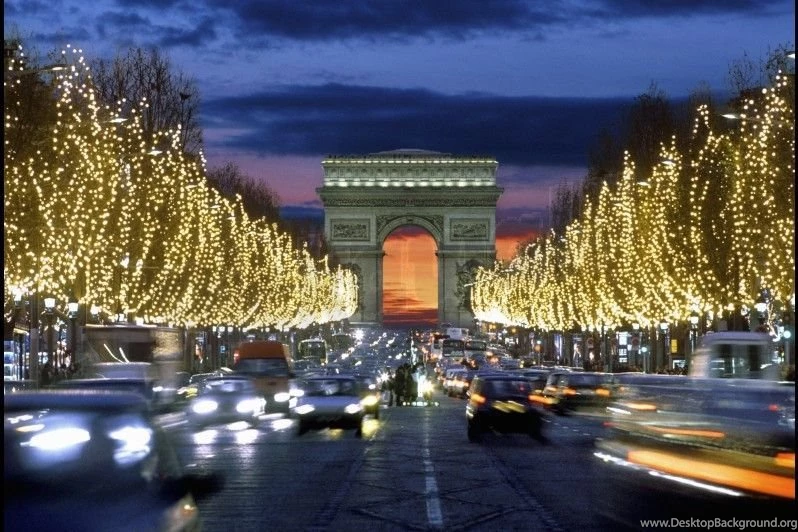 Arc De Triomphe , Paris , France Wallpapers Mural