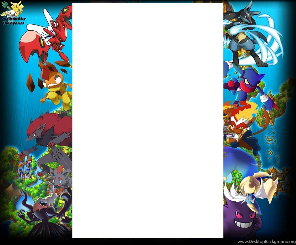 DeviantArt: More Like Pokemon Backgrounds NEW Youtube Layout. By ...