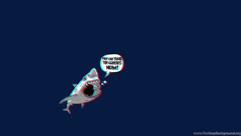 Widescreen Stereo 3D Shark Wallpapers