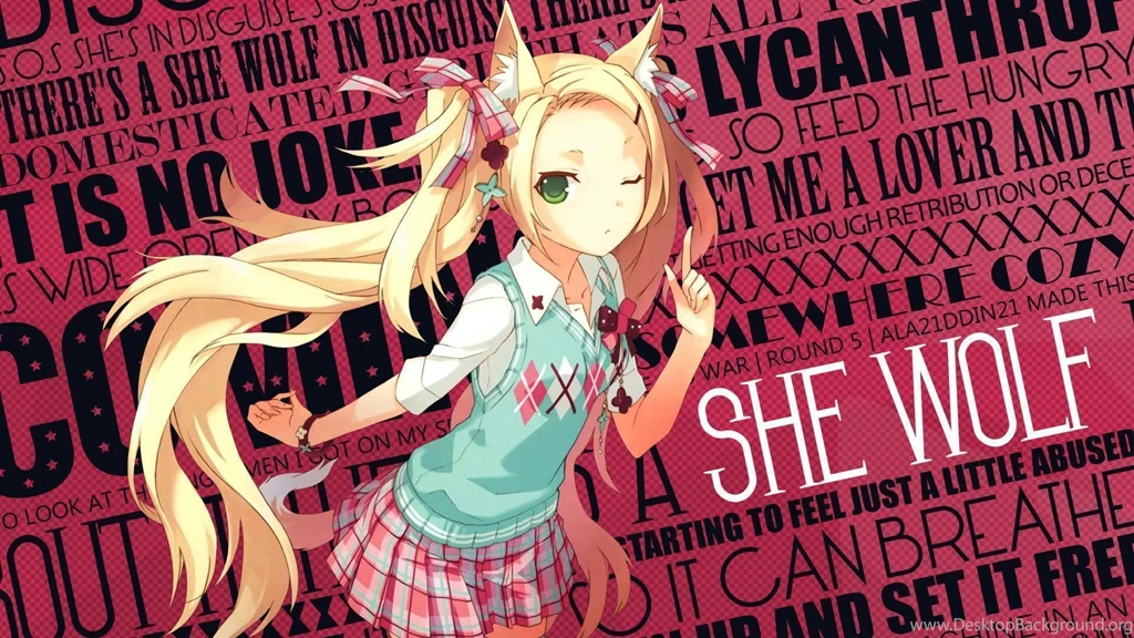 Nightcore She Wolf Wallpapers Free Wide HD Wallpapers