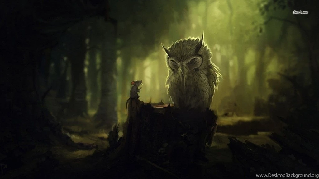 Owl And Mouse Wallpapers Artistic Wallpapers