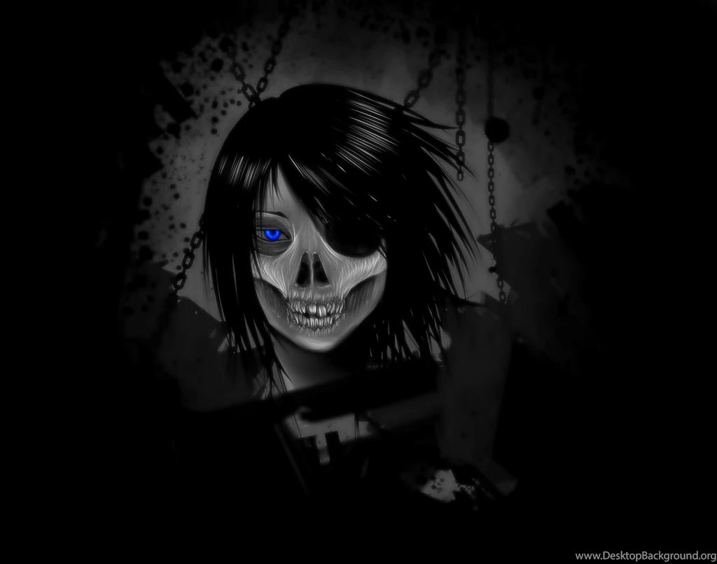 Download Skull Girl Desktop Wallpaper Images