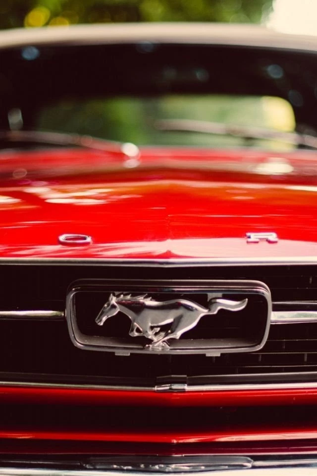Download Wallpapers 640x960 Ford Mustang, Redder, Auto iPhone 4S, 4 ...