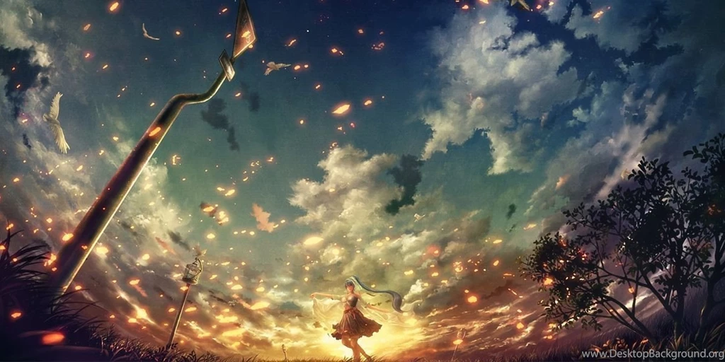 Hatsune Miku Twitter Cover & Twitter Backgrounds