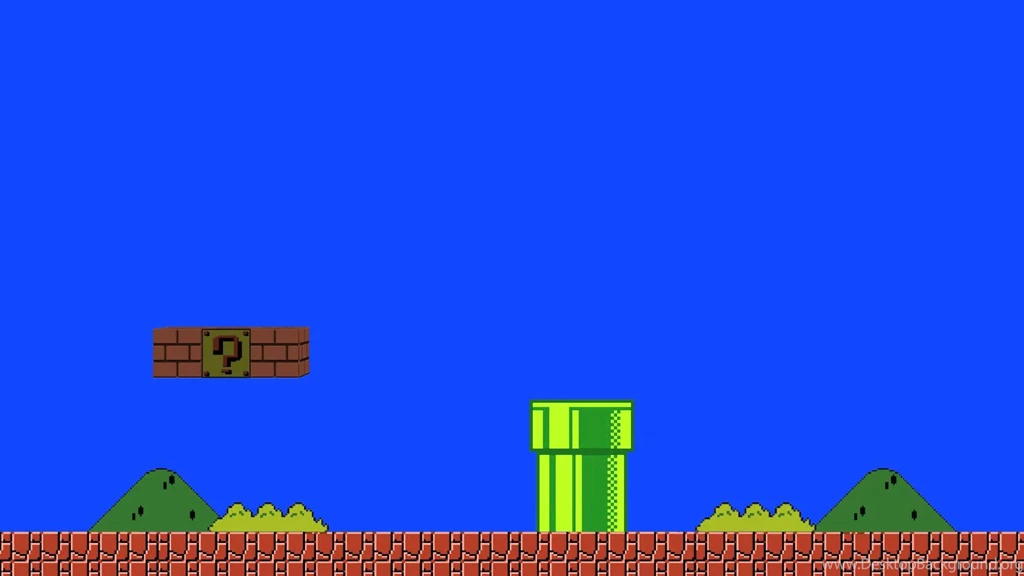 Super Mario Bros Blue Screen Animation YouTube