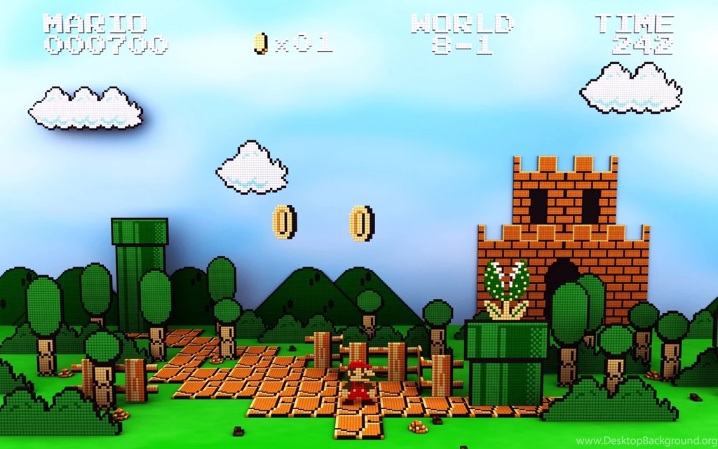 Super Mario Bros Backgrounds Desktop