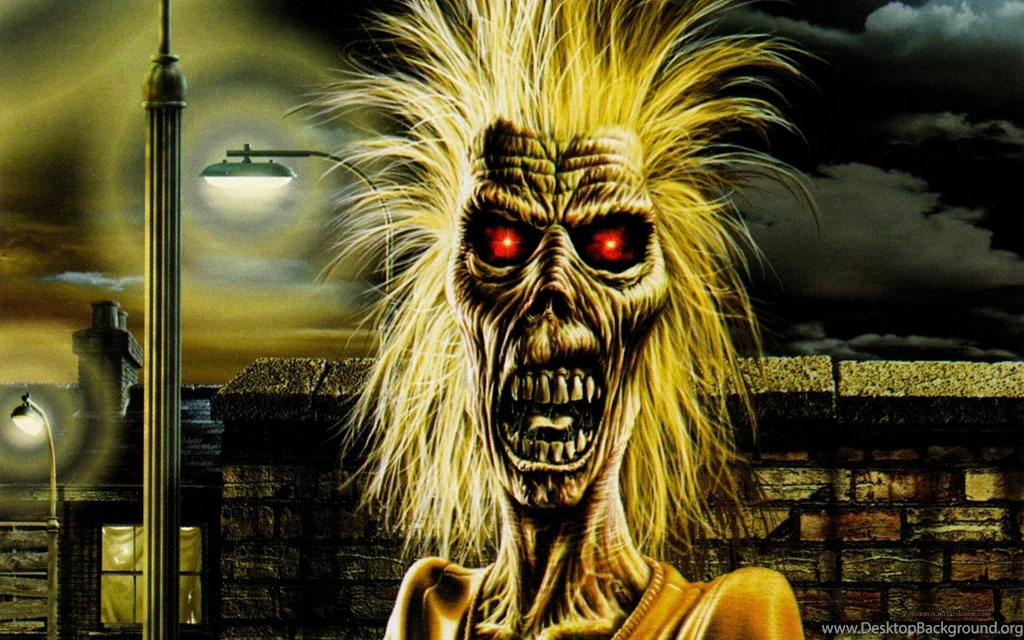 IRON MAIDEN Heavy Metal Dark Album Cover Eddie F Wallpapers ...