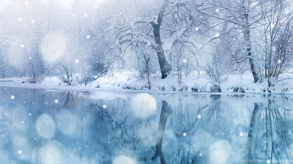 Snow Over The Lake Wallpapers Free Wide HD Wallpapers