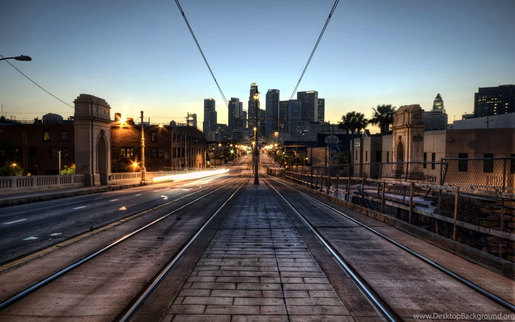 Sunset Over La Wallpapers