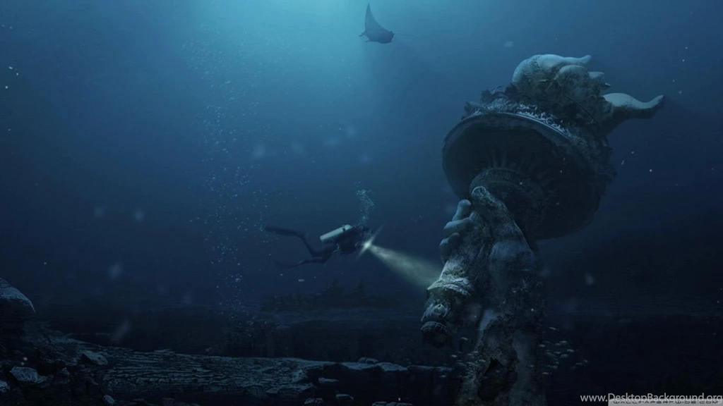 Underwater Ruins HD Desktop Wallpapers : Widescreen : High ...