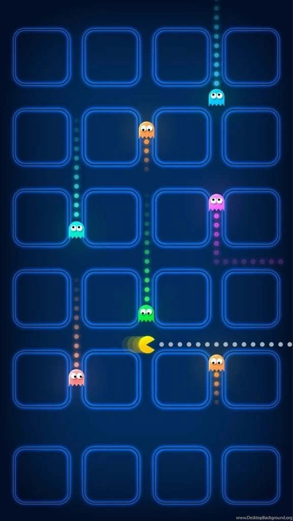 Pacman iPhone 5 Wallpapers (577x1024)