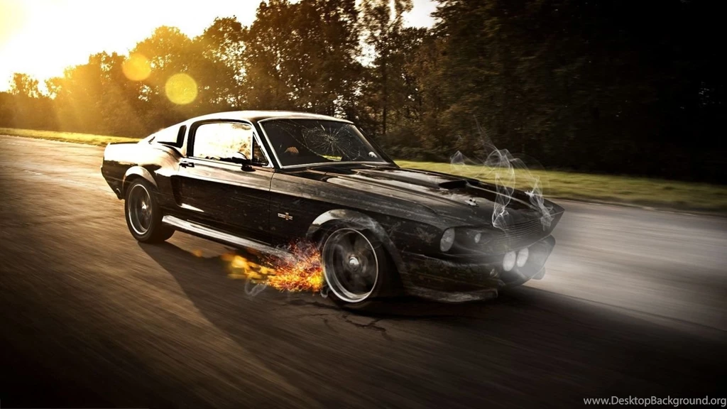 1366x768 Mustang Shelby Photoshopped Wallpapers