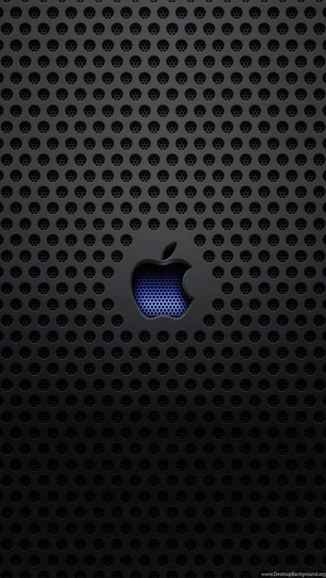 Apple Logo Metal Texture iPhone 5s Wallpapers Download