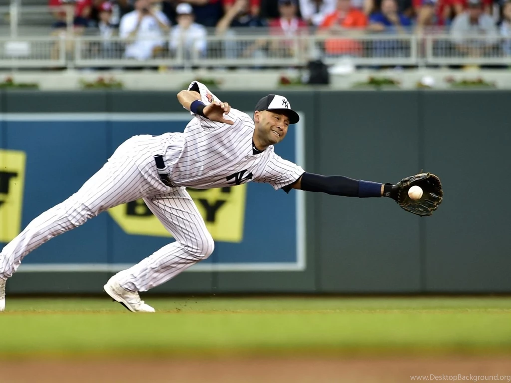 Download Wallpapers 1400x1050 Derek Jeter, Baseball, Mlb, New York ...