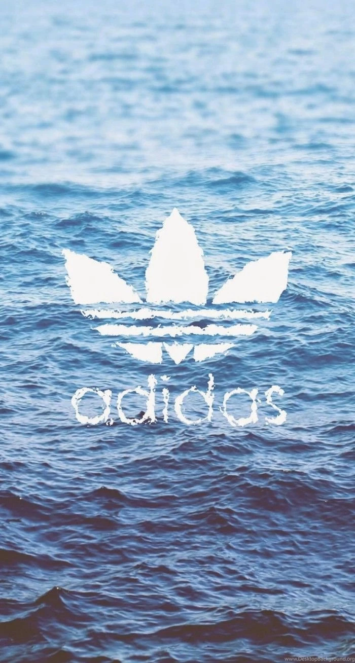 Adidas Logo Over Water iPhone 6 Plus HD Wallpapers