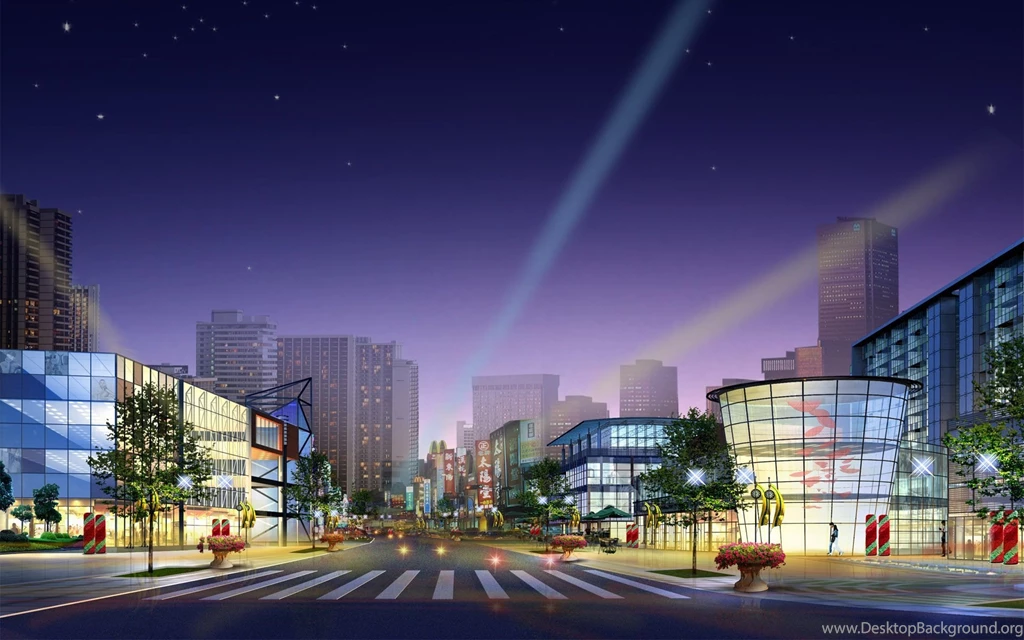 Animated City Backgrounds