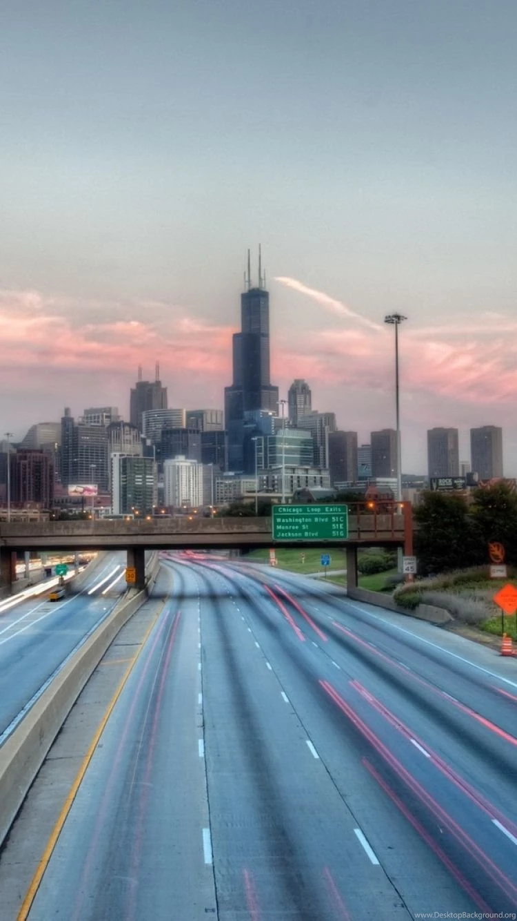 Download Wallpapers 750x1334 Chicago, Usa, Highway, Road, Hdr ...