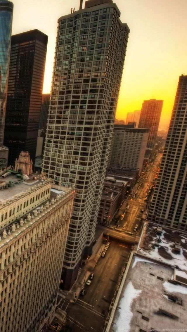 Winter In Chicago iPhone 5s Wallpapers Download