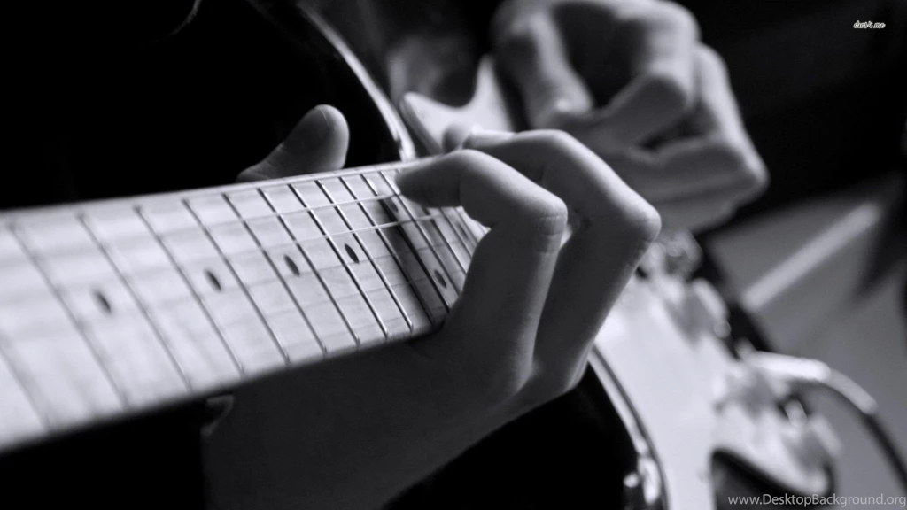 Playing The Guitar Wallpapers
