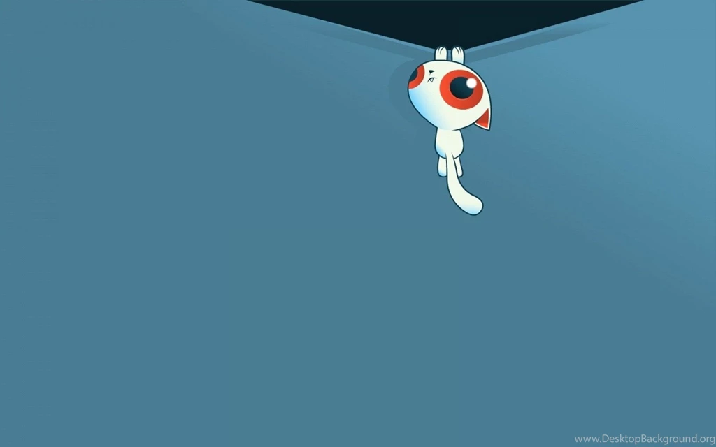 Funny cat creative cartoon wallpaper 1920x1200 Magic4Walls.com