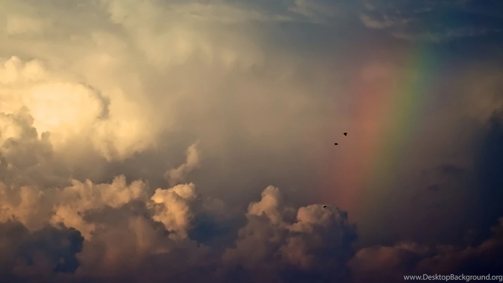 Storm Clouds And Rainbow Mac Wallpapers Download