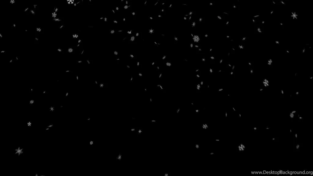 Stock Snowfall Black Backgrounds YouTube