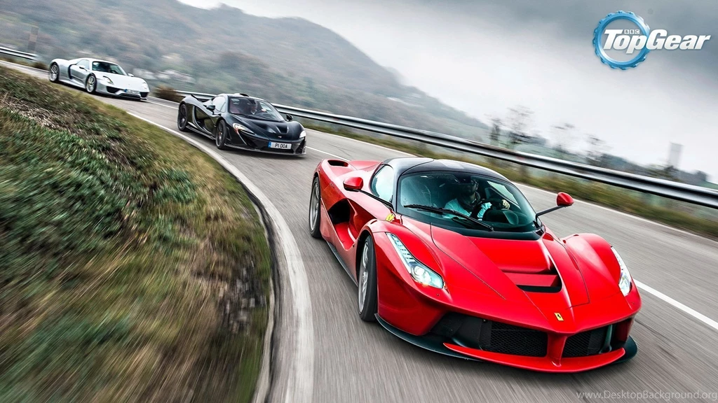 Wallpapers: LaFerrari Vs P1 Vs 918 Top Gear Middle East